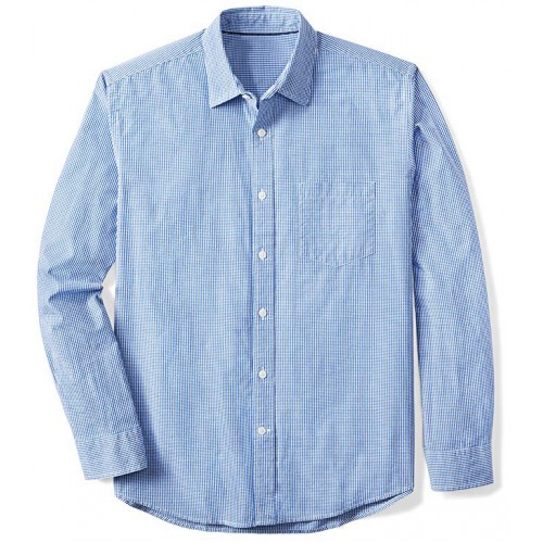 Men's Regular-Fit Long-Sleeve Gingham Shirt