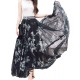 Women Full/Ankle Length Blending Chiffon Long Skirt Beach Skirt
