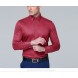 Men's Dress Shirt Cotton New Regular Fit Cufflink Shirts Business Long Sleeve Business Suits Shirts Solid Color
